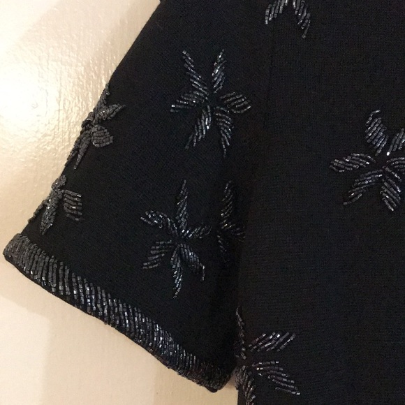 Vintage Imagnin & Co Beaded Wool Top - Picture 9 of 9